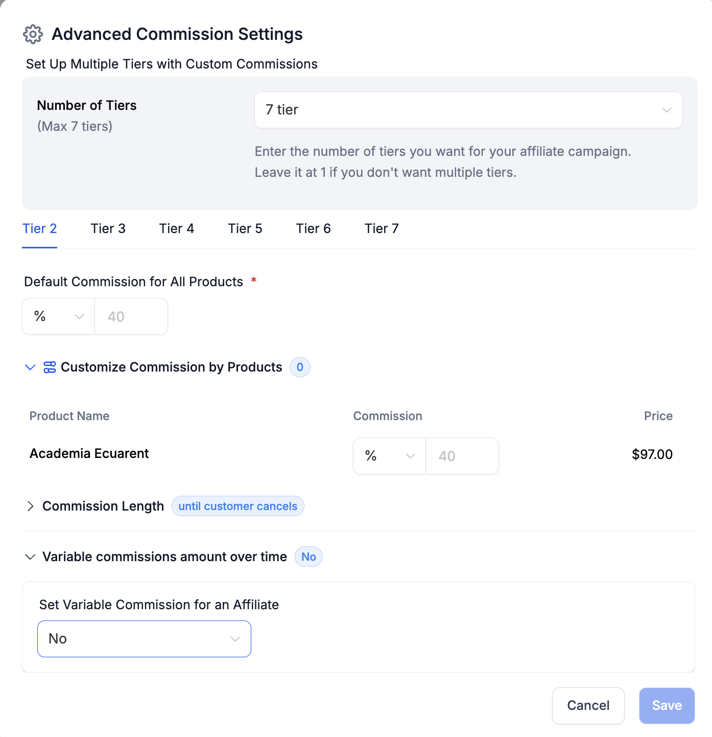 Multiple Tiers Affiliate Comissions in Go High Level Multiple Tiers Affiliate Comissions in Go High Level