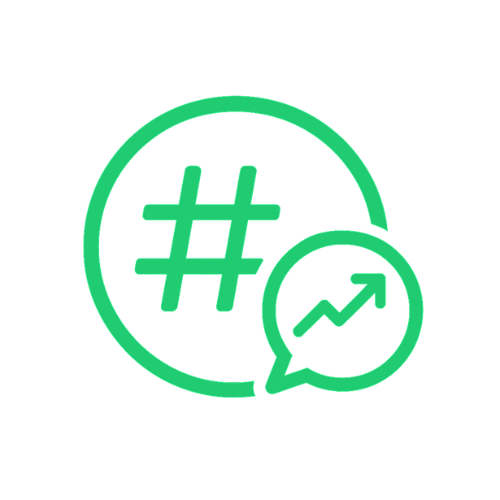 Hashtag Suggestions & First Comment icon