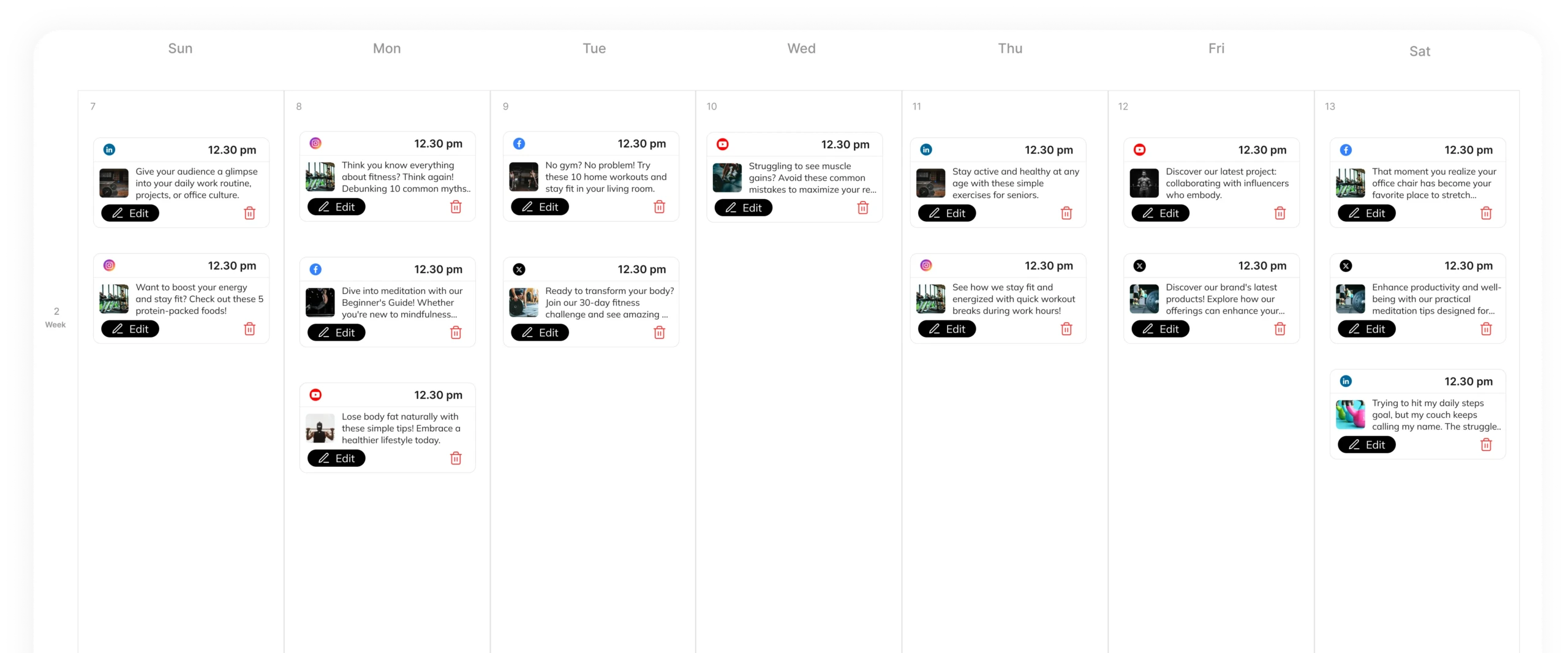 social media scheduler