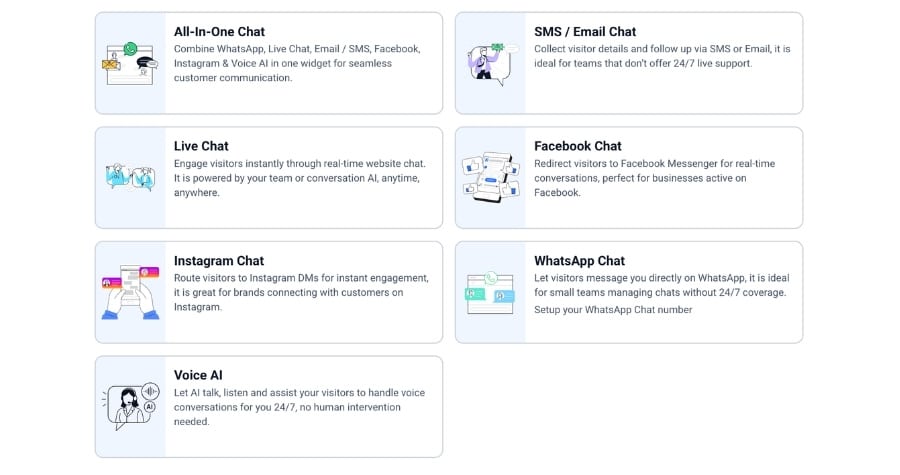type of chat widget in gohighlevel