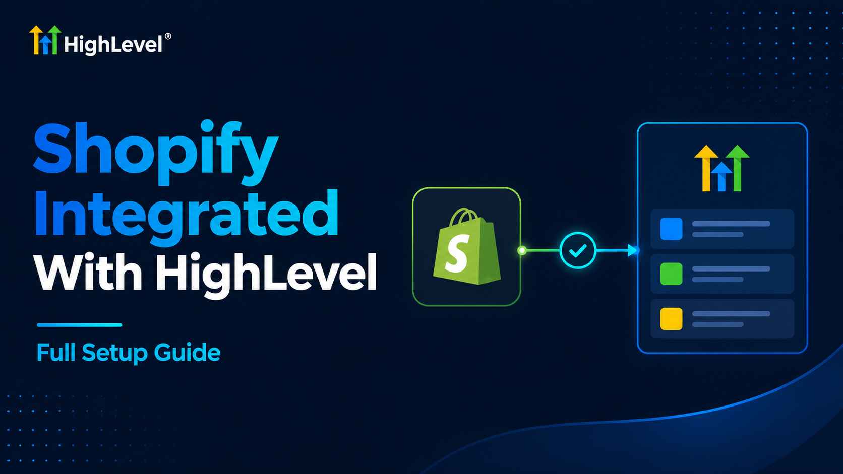 gohighlevel and Shopify integration