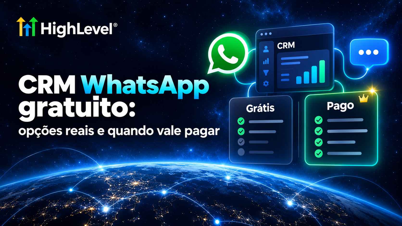 CRM WhatsApp gratuito: opções reais e quando vale pagar