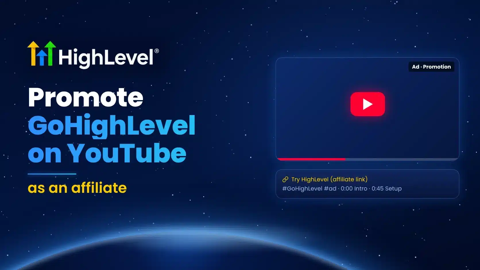 How to promote GoHighLevel on YouTube as an affiliate